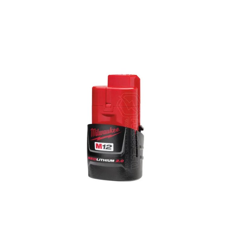 Batería Milwaukee M12 2,0 Ah CP 2.0 REDLITHIUM™ 48-11-2420 Batería Milwaukee M12 2,0 Ah CP 2.0 REDLITHIUM™ 48-11-2420