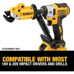 Accesorio Cizalla corte metal para taladros y atornilladores de Impacto Dewalt Dwashrir