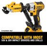 Accesorio Cizalla corte metal para taladros y atornilladores de Impacto Dewalt Dwashrir