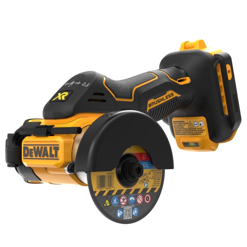 Esmeril / cortadora inalámbrica 3" Dewalt XR DCS438B 20V - Solo herramienta