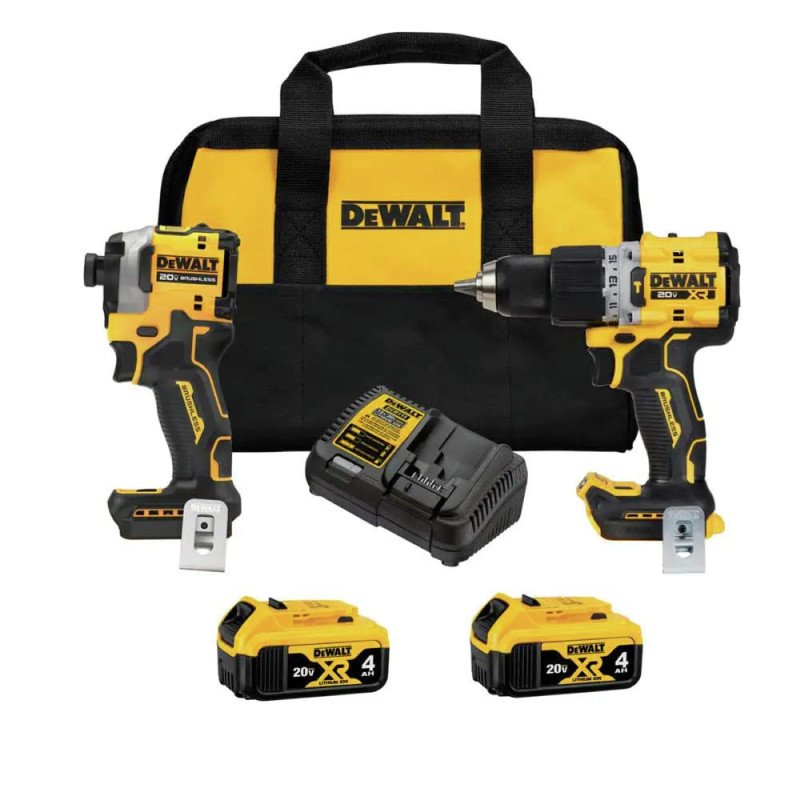 Kit taladro y atornillador de Impacto Dewalt DCK2050M2