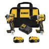 Kit taladro y atornillador de Impacto Dewalt DCK2050M2