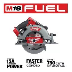 Sierra Circular Inalámbrica Milwaukee M18 FUEL 7 1/4" 2732-20 - Solo Herramienta