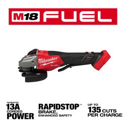 Esmeril Inalambrico 4 1/2" a 6" Milwaukee M18 Fuel 3670-20