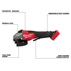 Esmeril Inalambrico 4 1/2" a 6" Milwaukee M18 Fuel 3670-20
