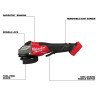 Esmeril Inalambrico 4 1/2" a 6" Milwaukee M18 Fuel 3670-20