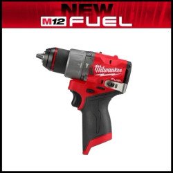 Taladro percutor inalámbrico Milwaukee M12 Fuel 3ra gen 3404-20 - Solo herramienta